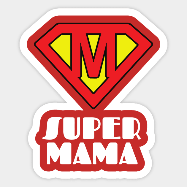 Super Mom design, Happy Mother's Day, Best Mom, Gift For Mom, Gift For Mom To Be, Gift For Her, Mother's Day gift, Trendy Sticker by The Queen's Art